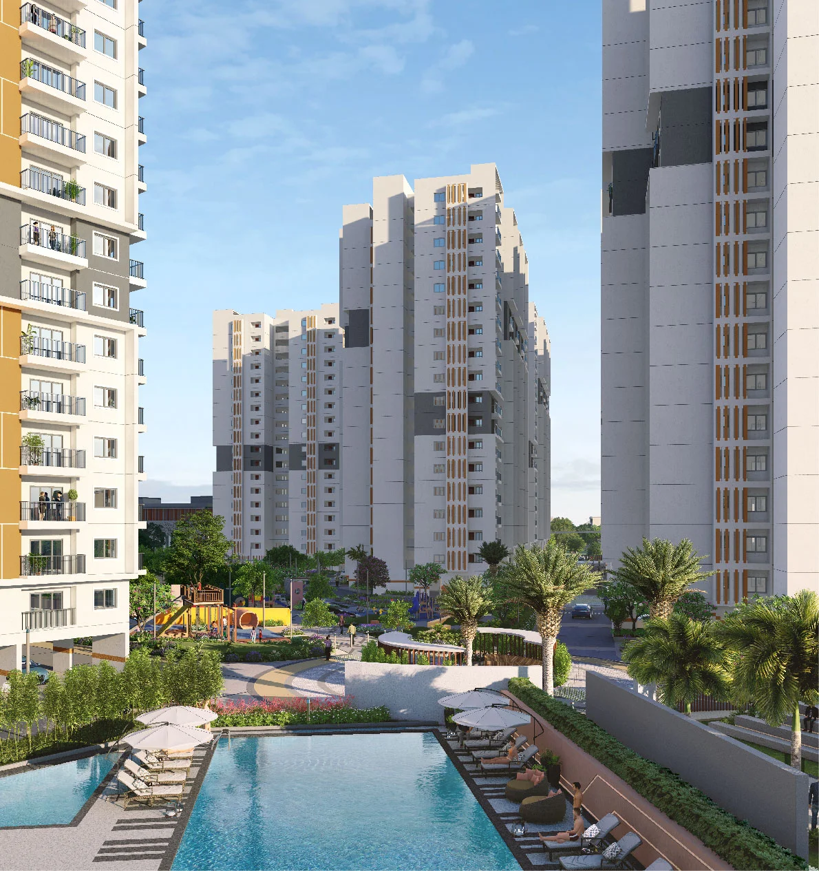 Swimming pool and sun deck