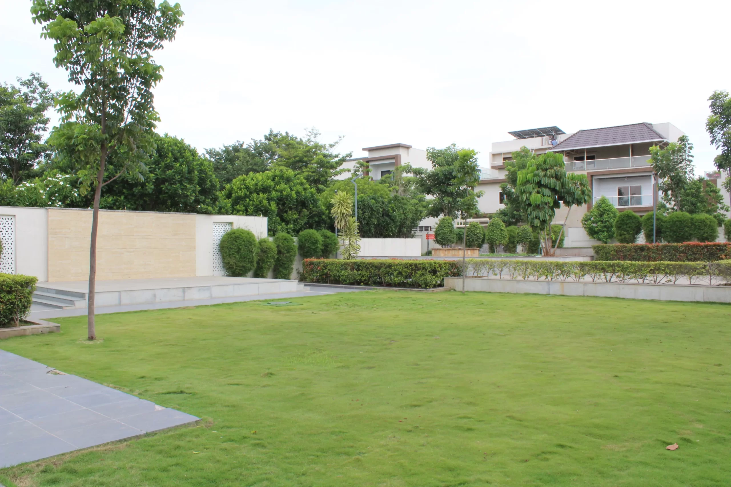 Central park with key amenities