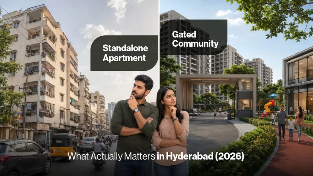 Gated Community vs Standalone Apartment in Hyderabad: What Actually Matters in 2026