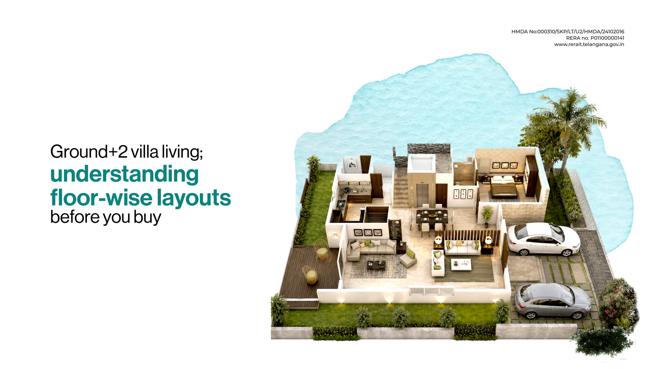 Ground+2 villa living; understanding floor-wise layouts before you buy